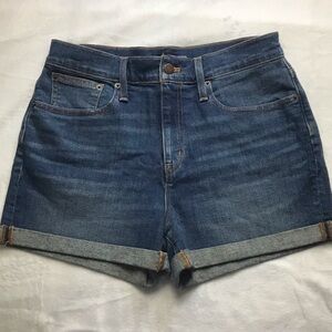 J Crew Jean Shorts Size 28 Denim Cuffed Re-Imagined NWT